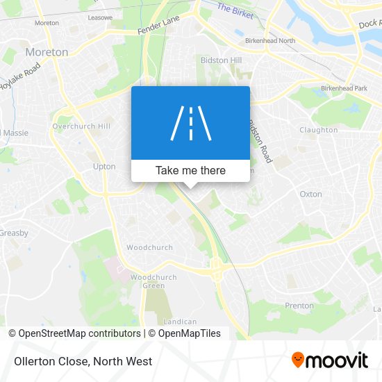 Ollerton Close map