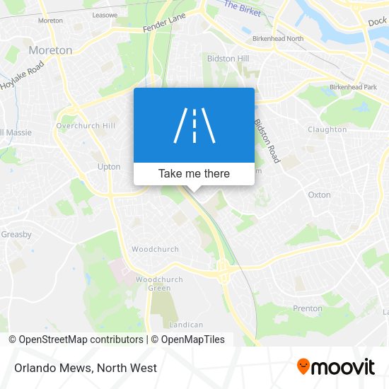 Orlando Mews map