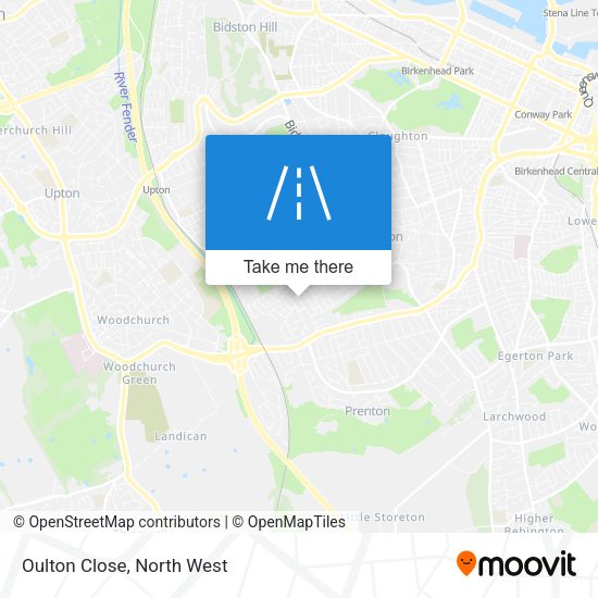 Oulton Close map