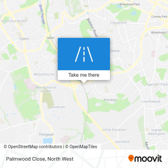 Palmwood Close map