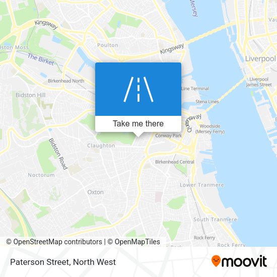 Paterson Street map