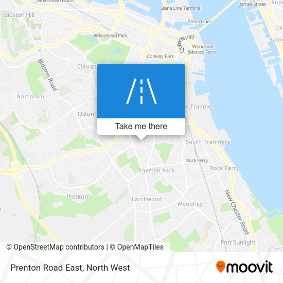 Prenton Road East map