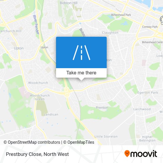 Prestbury Close map