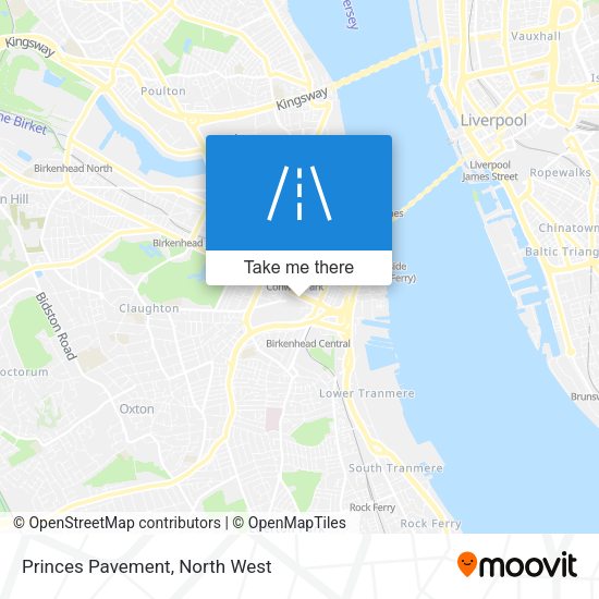 Princes Pavement map