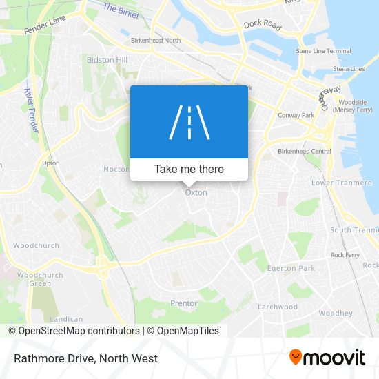 Rathmore Drive map