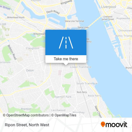 Ripon Street map