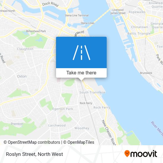 Roslyn Street map