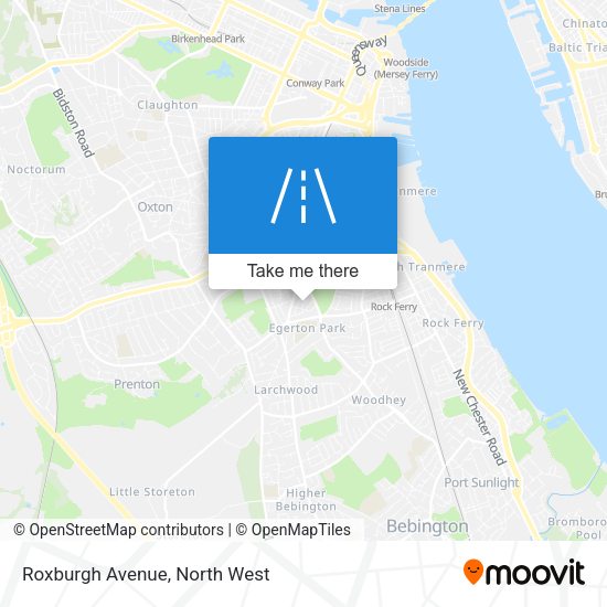 Roxburgh Avenue map