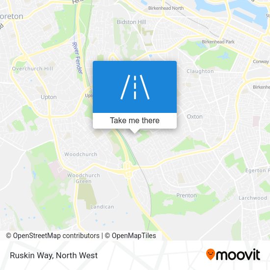 Ruskin Way map