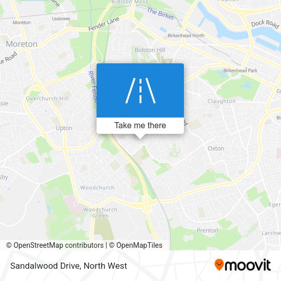 Sandalwood Drive map