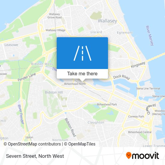 Severn Street map