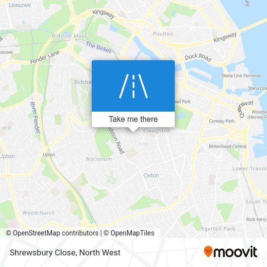 Shrewsbury Close map