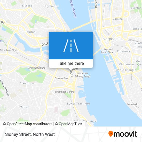 Sidney Street map