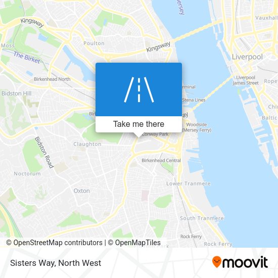 Sisters Way map