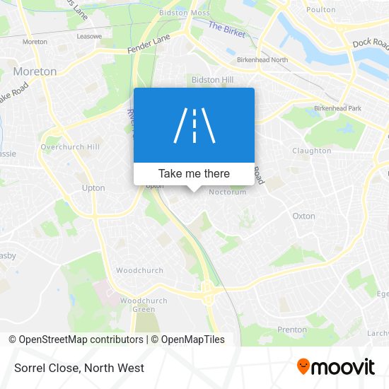 Sorrel Close map