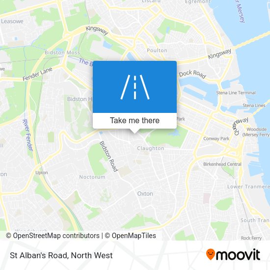 St Alban's Road map