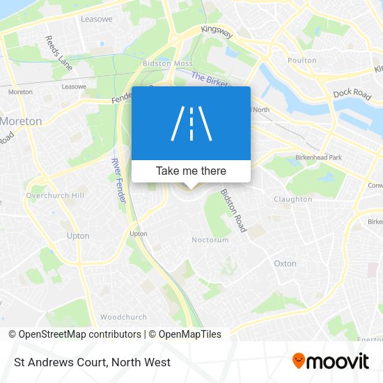 St Andrews Court map