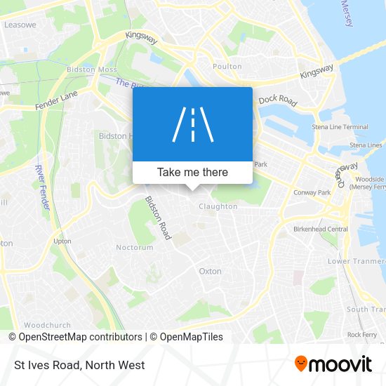 St Ives Road map