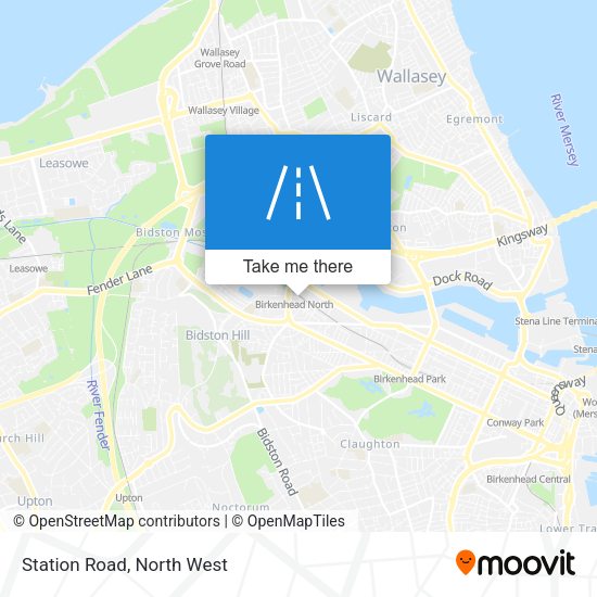 Station Road map