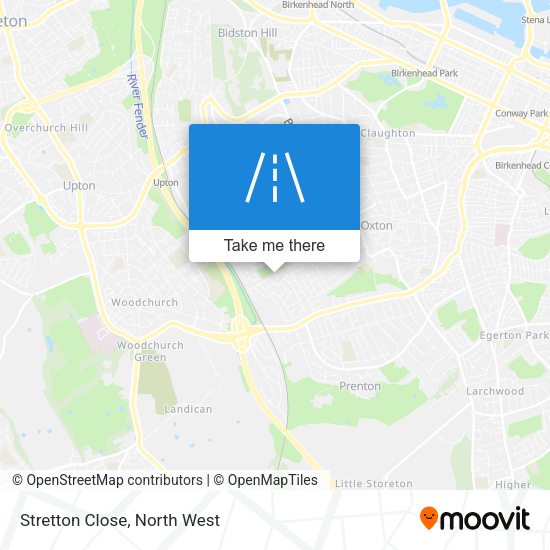 Stretton Close map