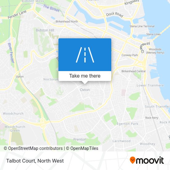 Talbot Court map