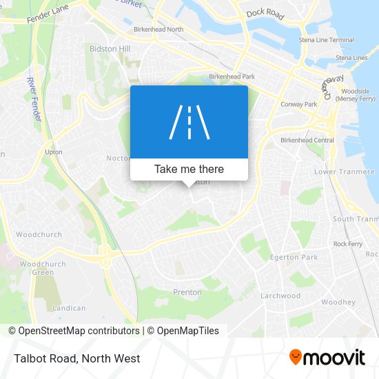 Talbot Road map