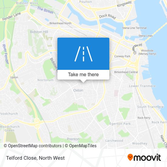 Telford Close map