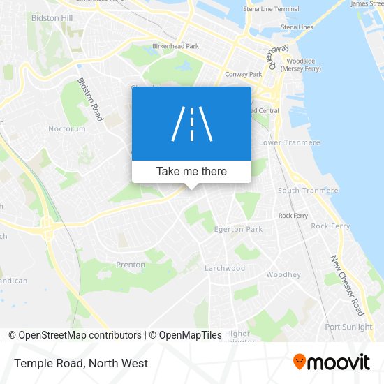 Temple Road map