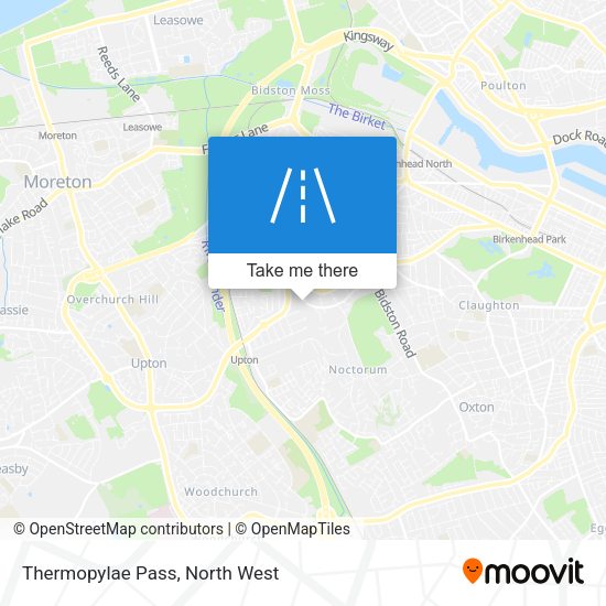 Thermopylae Pass map