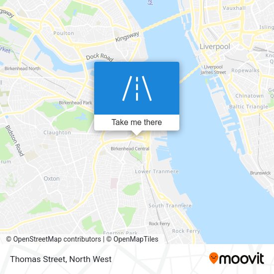 Thomas Street map