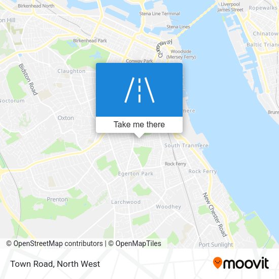 Town Road map