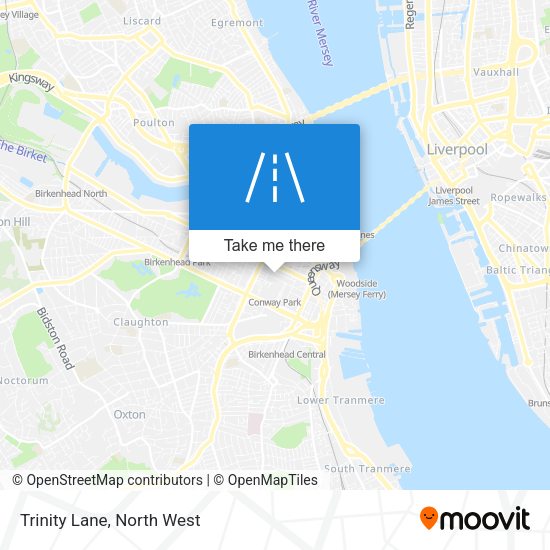 Trinity Lane map