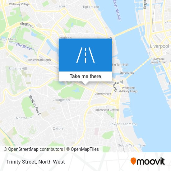 Trinity Street map
