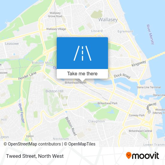 Tweed Street map