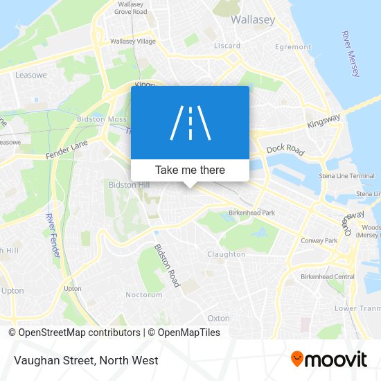 Vaughan Street map
