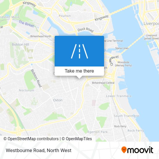 Westbourne Road map