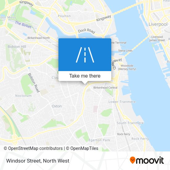 Windsor Street map