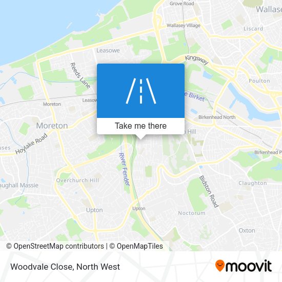 Woodvale Close map