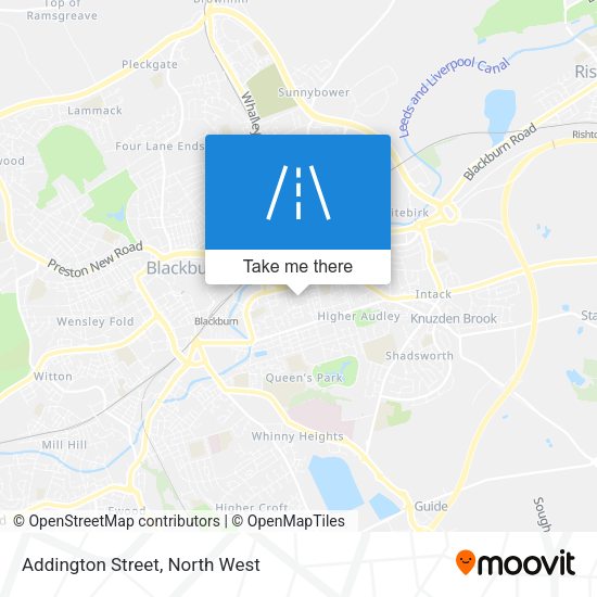 Addington Street map