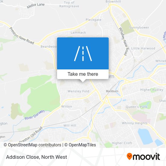 Addison Close map