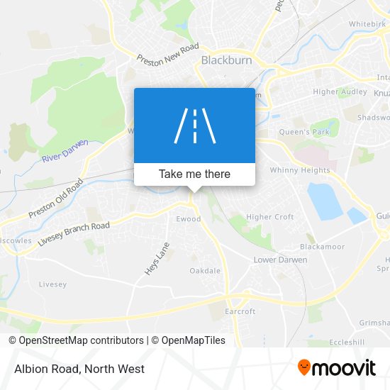 Albion Road map