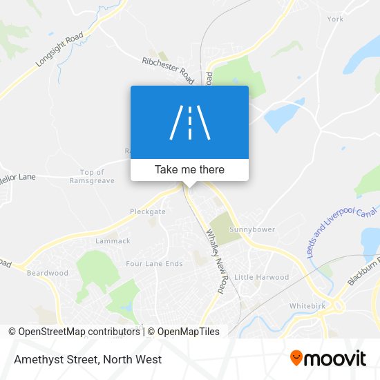 Amethyst Street map