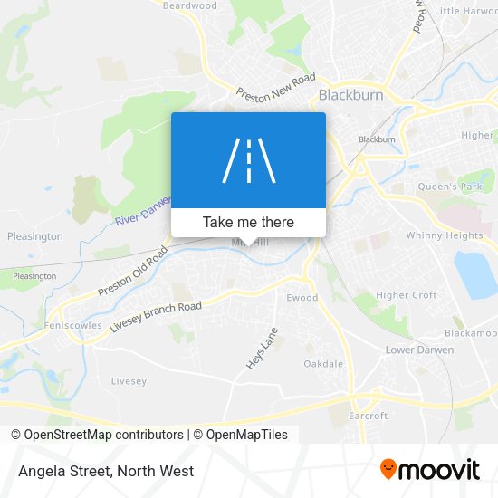 Angela Street map