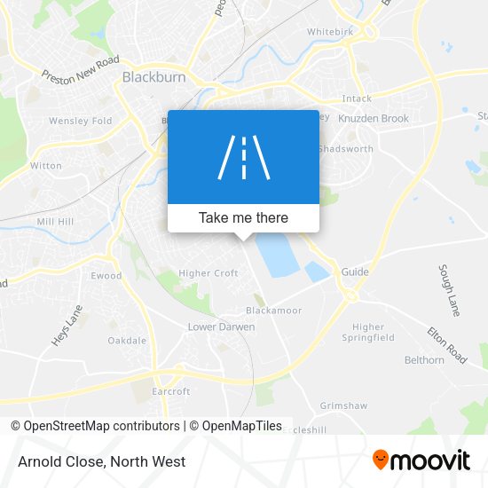 Arnold Close map
