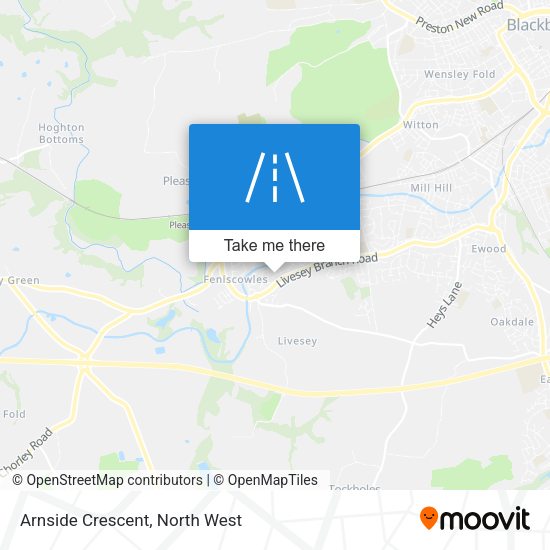 Arnside Crescent map