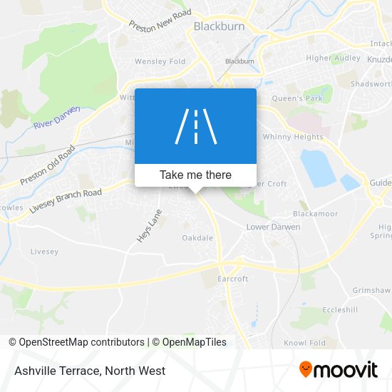 Ashville Terrace map