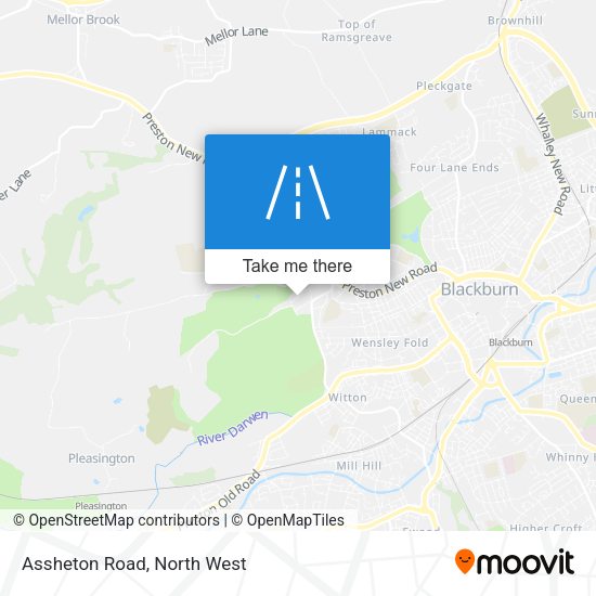 Assheton Road map