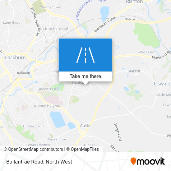 Ballantrae Road map