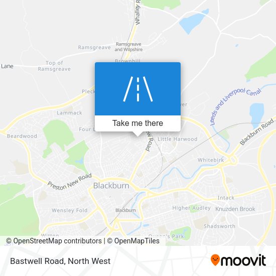 Bastwell Road map