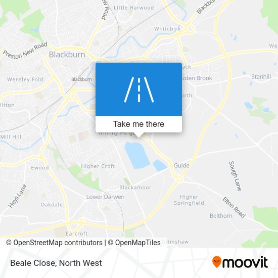 Beale Close map